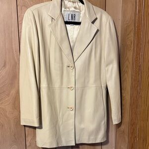 LNR Women's Elegant Cream Suit Jacket